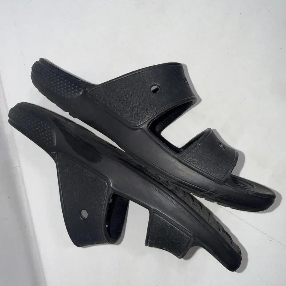 Crocs Adult Black Waterproof Slip On Gorpcore Outdoor‎ Comfort Slides Sandals 5